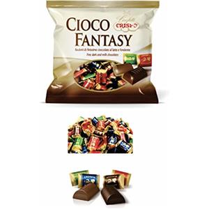 CiocoFanasy PRALINE CIOCCOLATO AL LATTE E FONDENTI CRISPO CIOCCOLATINI 500 GR TEGOLINI