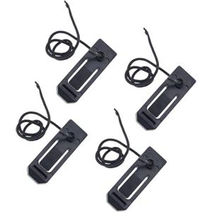 AJTUTUS 4Pcs Long Board Surf Fin Clip, separatore d'acqua | Separatore d'acqua, fibbia a clip per pinne di pesce, installare, clip per coda da surf, accessori portatili, facile da usare