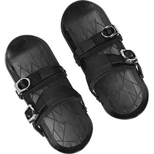 Eminchu Mini Pattini da Sci, Sci da Pattinaggio Corti e Sottili con Attacchi Regolabili per Scarpe Invernali, Taglia Unica per US 5-14 EU 35-48, per All'aperto Parchi Sulla
