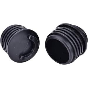 Allthingstore Per kayak Scupper 2pcs Nylon Filettato Copertura Del Foro di Scarico per (3.0cm)