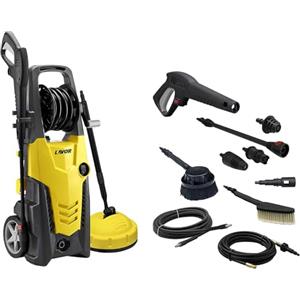 LAVOR Idropulitrice ad Acqua Fredda PLANET 170 EXTRA Pressione 170 bar max, Portata 510 l/h max con Lavapatio, Spazzola Fissa e Rotante e Sonda Spurgatubi