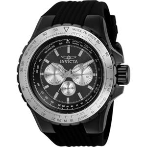 Invicta Orologio Analogico al Quarzo Uomo con Cinturino in Silicone 33033