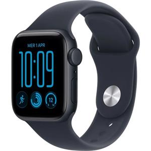 Apple Watch SE 3 GPS 40mm Midnight Aluminium Case with Navy Blue Sport Band - M/L
