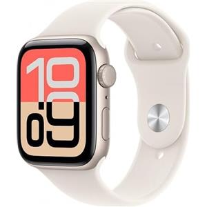 Apple Watch SE 3 GPS 40mm Smartwatch con cassa in alluminio Starlight con cinturino sportivo Starlight S/M. Fitness e Sleep Tracker, cardiofrequenzimetro, display sempre acceso, resistente all'acqua