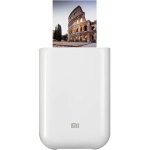 Xiaomi Mi Portable Photo Printer, stampante laser portatile, carta fotografica lucida, stampa termica, filtri multipli, collage di foto, connessione Bluetooth/USB/WiFi, bianco, versione italiana