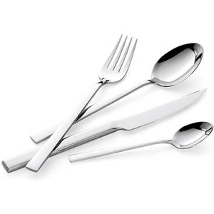 LAGOSTINA Giada Servizio Tavola Posate per 6 Persone Set 24 Pezzi Acciaio Inox 18/10