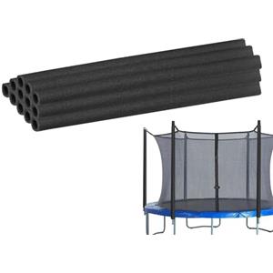 Generic Copertura per pali del trampolino | Set da 12 pezzi da 40 cm | Copertura per pali del trampolino, set da 12 pezzi in schiuma impermeabile, 40 x 4,5 cm, Ø 2,5-2,6 cm
