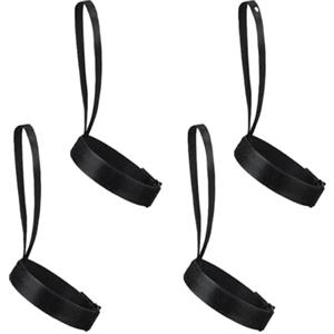 Generic Cinghie da polso per guanti da sci, 4 pezzi, guanti da sci, cinturino da | Manette da polso leggere per alpinismo, escursionismo