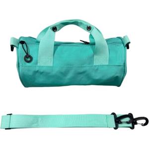 Generic Borsone da palestra borsa a tracolla da palestra borsa a barile, Blu ciano | Organizer di grande capacità con cinghia regolabile per uomini, donne, adulti, studenti, scuola, escursionismo, yoga, nuoto