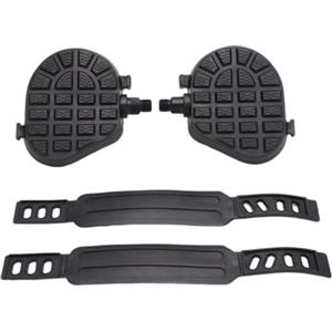 Generic Pedali per cyclette, antiscivolo, regolabili | Parti per cyclette per spin bike ciclo stazionario ciclismo indoor ciclismo casa palestra fitness cardio allenamento