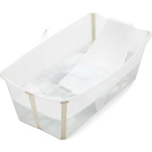 Stokke Vaschetta Bagnetto Neonato con Supporto Flexi Bath®, Beige Sabbia | Vaschetta bagnetto neonato con supporto incluso, dalla nascita fino a 4 anni, senza BPA.