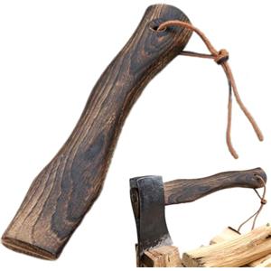 Generico Manico di Ricambio per Accetta Corto Sostituibile Resistente | Manico per accetta da campeggio Legno Naturale Facile Installazione Portatile Accetta Taglio Spaccatura Avventura Selvaggia