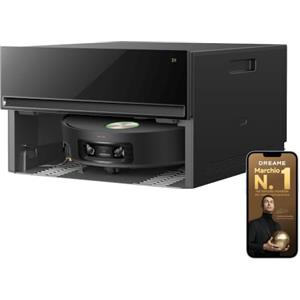 dreame X60 Pro Master Robot Aspirapolvere Lavapavimenti, Aspir. 42.000 Pa | Base AutoHatch Slim 24,9 cm,Dual UltraExtend, Doppia Telecamera con AI,Ostacoli 10 cm,Autosvuotamento,Auto-Pulizia Mop 100 °C