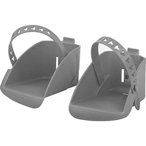 POLISPORT 8634400006 - Poggiapiedi + cinghie di ricambio per sedia modello BUBBLY MAXI colore argento