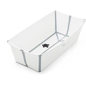 Stokke Vaschetta Bagnetto Flexi Bath® XL, per Bambini fino a 6 Anni, Bianco | Vaschetta bagnetto pieghevole per neonati e bambini fino a 6 anni, ideale da condividere tra fratelli, senza BPA.