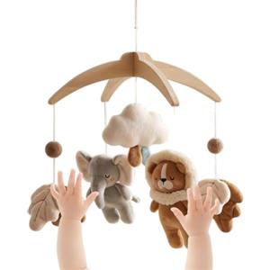 DzpKrka Giostrina Culla Per Maschi Peluche A Forma Di Animale Per Lettino | Adorabile Giostrina Giocattolo per Cameretta Ideale Per Bambini Camera Da Soggiorno Sala Giochi Asilo Casa Appartamento