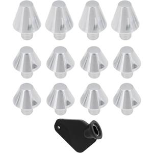 LT Easiyl 12 Punte Per Scarpe Da Calcio In Alluminio M6 Color Argento 4 Pezzi/14 Mm 8 Pezzi/10 Mm Con Chiave Compatibile Con Adidas