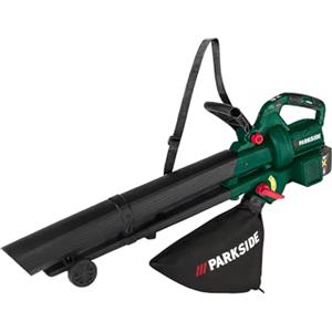 RB&G Parkside - Aspirapolvere a batteria e soffiatore per foglie PLSBA 40-Li A1, 40 V, max. 210 km/h, capacità dell'aria da 40 l, funzione trituratore 15:1, senza batteria e caricabatterie, compatibile con