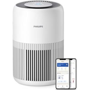 Philips Purificatore d'aria 900, filtro HEPA NanoProtect, 65m² CADR 250m³/h | Filtro ai carboni attivi - ideale per allergici, silenzioso, intelligente ed efficiente, WiFi, App Air+, Bianco (AC0950/10)
