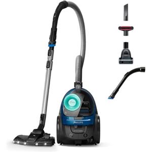 PHILIPS Aspirapolvere senza Sacco 5000, PowerCyclone 7, 900W, 9m | Capacità 1,5L, spazzola TriActive LED, filtro Allergy H13, aspirapolvere a traino compatto e leggero (FC9557/09)