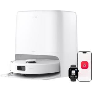 roborock Qrevo 2 Pro Robot Aspirapolvere Lavapavimenti 25.000Pa, Bianco | Panno Estensibile, Antigroviglio, Autopulizia Panno 75°C, Rimozione Automatica dei Panni, Evita Ostacoli