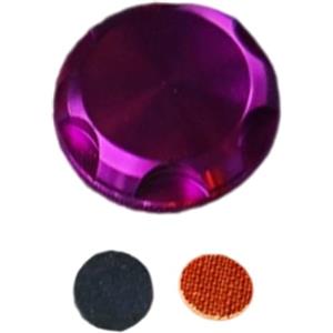 Helilyco Manopola di ricambio per mulinello da pesca in alluminio CNC, per Daiwa, per steez Air, Alpha PX68 Pixy, mulinelli da baitcasting, ultraleggeri, 1,27 g, parte di ricambio per freno meccanico (viola)