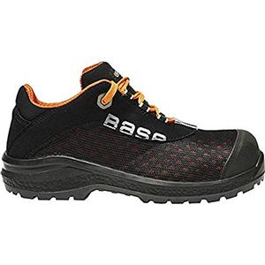 Base Protection B0878 Be-Fit Scarpa Antinfortunistica Agricoltura Imbottito | Nero/Arancione, 44, S1P EN ISO 20345, Resistente Agli Idrocarburi, Suola Resistente, Puntale in Acciaio, Senza Metallo