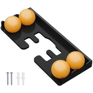 Generico Portaracchette Tennis da Tavolo Acrilico Trasparente A Muro Infrangibile | Rastrelliera Organizer Per Racchette Pong Per Garage Seminterrato Club Palestra Salotto Studio Taverna Casa Scuola
