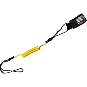 Ruarby Guinzaglio a spirale Stand Up Paddle Board corda a mano | Guinzagli a spirale con cinturino da polso spesso, corda da mano per longboard, guinzaglio sicuro alla caviglia per surf