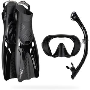 CRESSI Musa Explorer Set - Combo Set Maschera, Pinne, Snorkel per Adulti