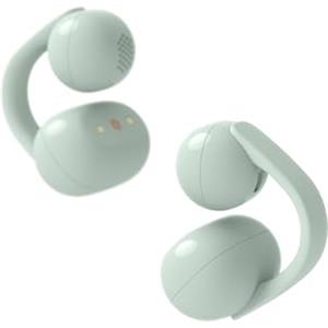 Sony LinkBuds Clip Auricolari Open Ear | Open Ear, Auricolari con Clip, Chiamate Nitide con IA, Bluetooth Multipoint, IPX4, 37 h di Autonomia, Verde