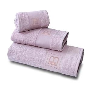 hermet Laura Biagiotti, Set Asciugamani Bagno 3 Pezzi Tinta Unita, 100% Spugna Di Cotone, Telo Bagno + Asciugamano Viso + Asciugamano Ospite, In Scatola