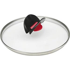 Ballarini Click&Cook Coperchio in Vetro, Alluminio, Trasparente, 28 cm