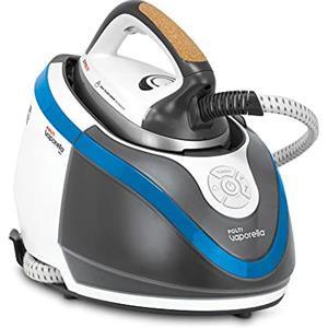 Polti Vaporella Next VN18.25, Ferro da stiro con Caldaia, Pressione 6,5 Bar | Potenza 2200 W, Funzione Turbo, Autonomia Illimitata, Serbatoio 1,3 L, Vapore Intermittente 400g, Bianco e Blu