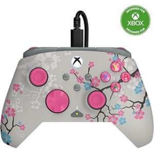 Turtle Beach Rematch Advanced Cherry Blossom Controller da gaming con cavo per Xbox e PC. Con licenza per Xbox con pulsanti rimappabili, grilletti sensibili e comandi audio