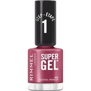 Rimmel London Smalto Unghie Super Gel, 12 ml, Effetto Gel a Lunga Durata, 032 Cocktail Passion