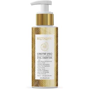 BELL'ITALIABIO Crema Bava di Lumaca Viso - Idrata Senza Ungere, 90ml Origine Naturale Crema Viso Antirughe Rigenerante Illuminante Trattamento Anti-Età con Bava di Lumaca 80% per Discromie Imperfezioni Made in Italy