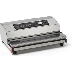 Magic Vac, Jumbo 40, Macchina Sottovuoto Alimenti Heavy Duty in Acciaio Inox, Ideale per Sacchetti Sottovuoto e Contenitori, con Potente Motore, Kit Sottovuoto Alimenti, Brevettata, Made in Italy