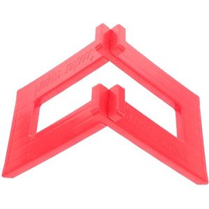 HEMOTON Supporto da Pavimento per Bicicletta Bilanciata 10-12 Pollici Rosso | Struttura Autoportante Base Sicura, per Ruota Anteriore, Cortile e Area Giochi, Plastico PC