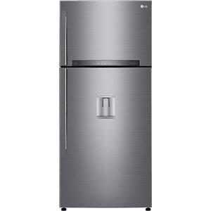 LG FRIGORIFERO DOPPIA PORTA LG GTF744PZPED, Capacità netta totale 509 l, Rumorosità: 43 dB(A), LAN wireless, Dispenser acqua, 3 ripiani, Dimensioni: L 780 cm A 180 P 730 cm, Platinum Silver, Classe E