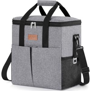 Lifewit Borsa Frigo, Portatile Borsa Termica con 2/3 Tasche Anteriori, Cooler Bag Pieghevole per Campeggio, Viaggi, Shopping, Picnic
