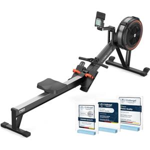 YOSUDA Vogatore Professionale per Casa, 16 Livelli di Resistenza, Vogatore Magnetico Silenzioso con APP, Monitor Bluetooth & Stent Capacità di Carico 160KG