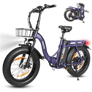 ESKUTE D202 Pro Bicicletta Elettrica Adulti 20×4.0 Fat Bike, eBike Uomo Donna con Batteria Rimovibile 48V 20.8Ah, Bici Elettrica All Terrain a 7 Velocità, Pneumatici Larghi, Autonomia fino a 100KM