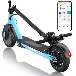 ApexSurge Monopattino Elettrico per Adulti - Velocità Massima 25 KM/H, Motore 350/500W, Pneumatici Solidi 8.5/10'', Autonomia Massima 35/40/45KM, Doppio Freno, APP, Pieghevole e Carico Massimo 120 KG