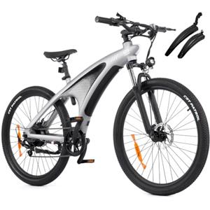 HX Q5 Shark MTB Bici Elettrica Uomo,60-100 KM,Motori BAFANG,27.5" bicicletta elettrica per Città e Off-Road,13/20A, Ammortizzatore Regolabile, Mountain bike Elettrica con Freno a Disco Idraulico