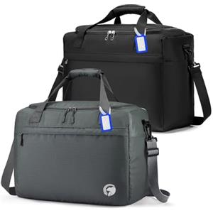 BAGZY Borsone da Viaggio Donna 25L Borsone Palestra Uomo Piccola Borsa Bagaglio a Mano 40x30x20 Ryanair Wizzair Vueling Impermeabile Borsa Cabina Aereo Borse Viaggio Borse Ospedale Parto Weekender Bag