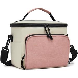 Kono Borsa Termica Porta Pranzo 9L, Borsa Frigo Portatile Ufficio, Pieghevole Borsa Pranzo Termica con Tracolla Regolabile per Uomo e Donna, Lunch Bag per Viaggio, Picnic, Campeggio