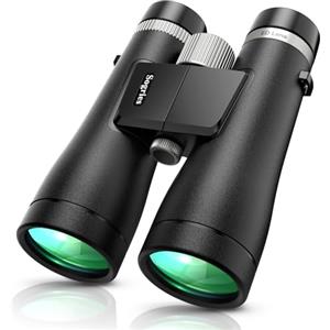 Sogries Binocolo ED 12x50 per Adulti, Prisma a Tetto BAK4, Lenti SMC Multistrato, | Impermeabile IPX7, Immagini Nitide e Colori Naturali, Ideale per Birdwatching, Trekking, Viaggi ed Escursionismo