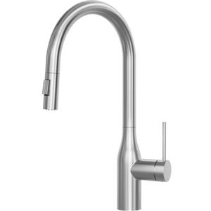 CECIPA Rubinetto Lavello Cucina Estraibile, Miscelatore Cucina con Doccetta | Rubinetti con 2 Getto, Doccino Estraibile di 40CM, Girevole a 360°, Leva Singola, in Acciaio Inox, Spazzolato