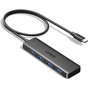 UGREEN Hub USB C con 4 Porte USB 3.0 Sdoppiatore Adattatore Multiporta 60cm | Alta velocità 5Gbps Compatibile con MacBook PRO Air iMac Surface XPS PC Laptop Disco Rigido Tastiera